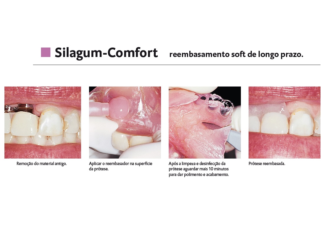 Infográfico do produto Reembasador Silagum Comfort - Refil Infográfico do produto Reembasador Silagum Comfort - Refil